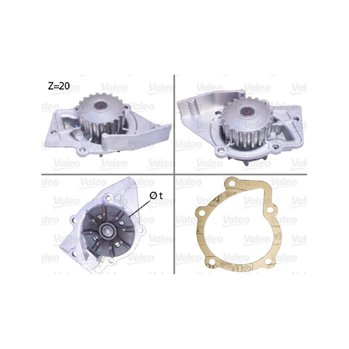 VALEO Wasserpumpe 506575