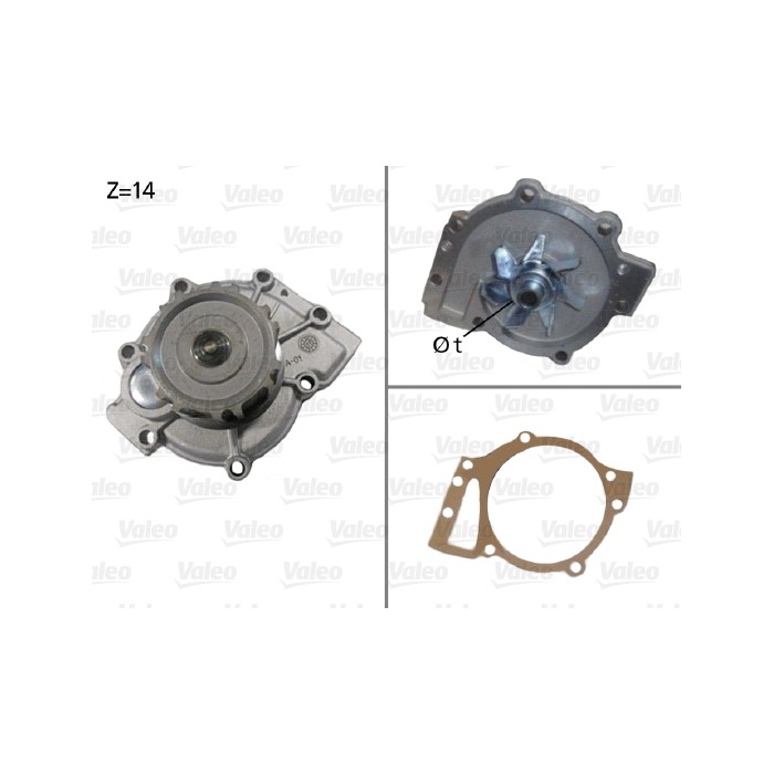 VALEO Wasserpumpe 506588