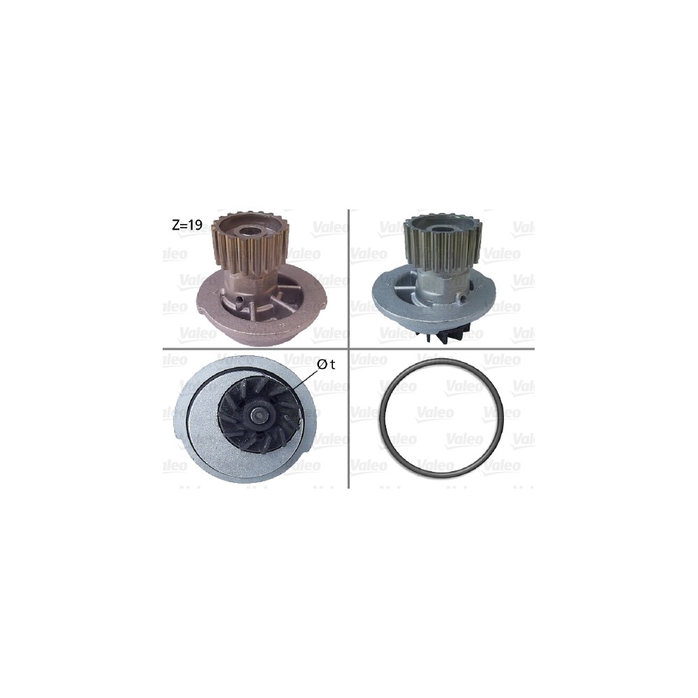 VALEO Wasserpumpe 506649