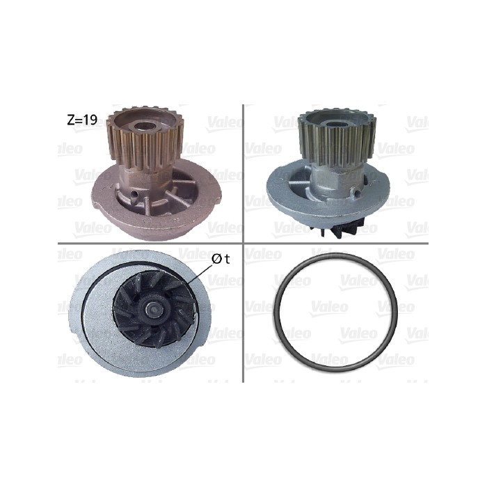 VALEO Wasserpumpe 506649