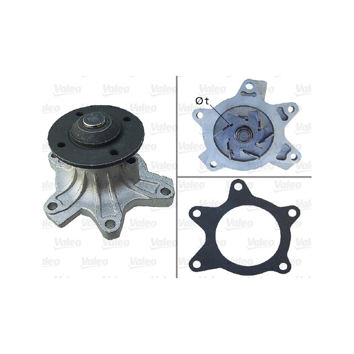VALEO Wasserpumpe 506907