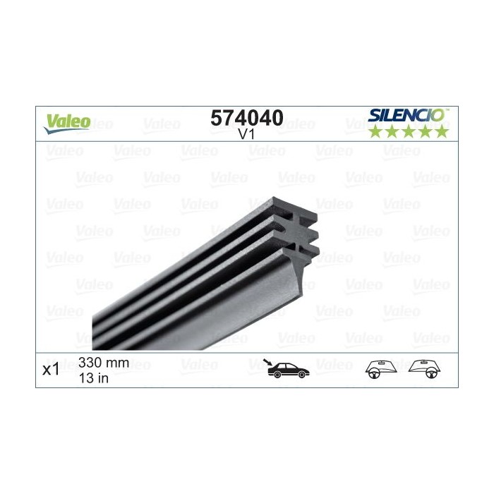 VALEO SILENCIO CONVENTIONAL SINGLE Wischgummi 574040