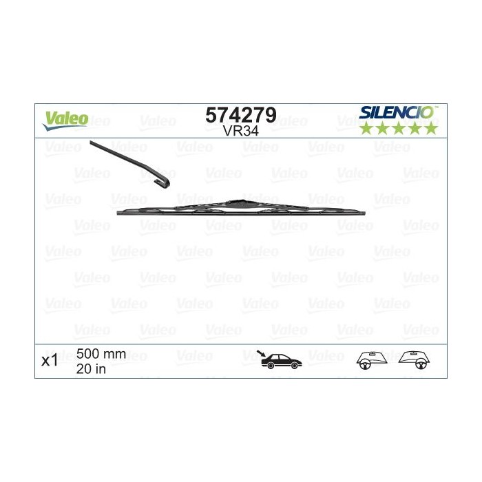 VALEO SILENCIO REAR Wischblatt 574279