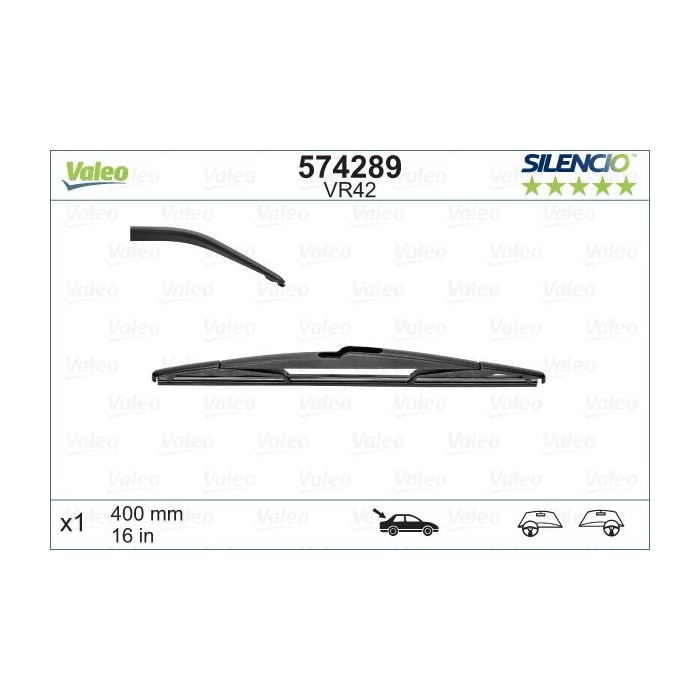 VALEO SILENCIO REAR Wischblatt 574289