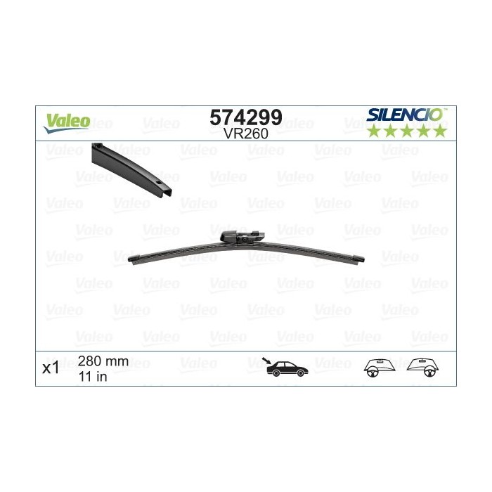 VALEO SILENCIO REAR Wischblatt 574299