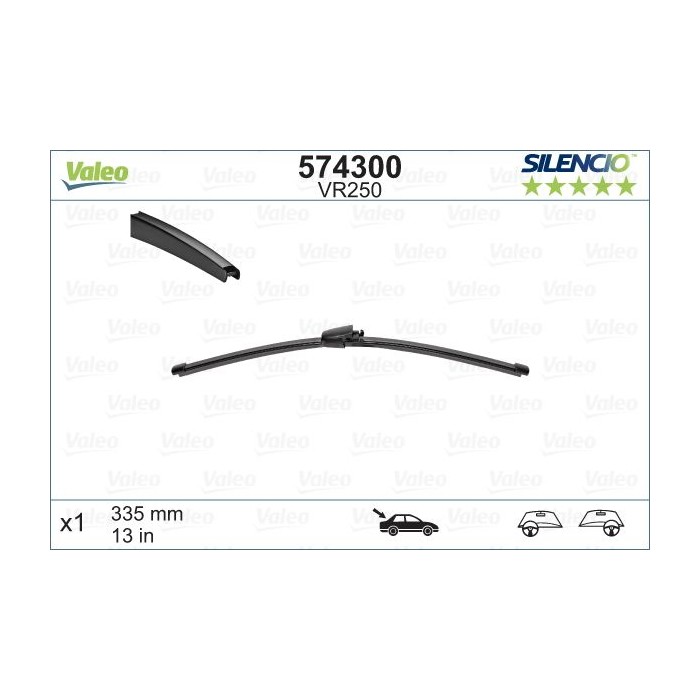 VALEO SILENCIO REAR Wischblatt 574300