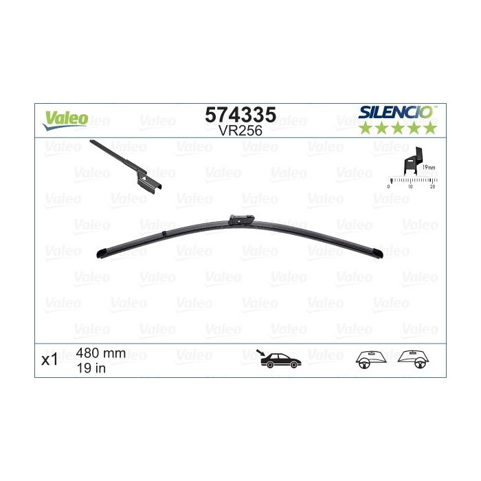 VALEO SILENCIO REAR Wischblatt 574335