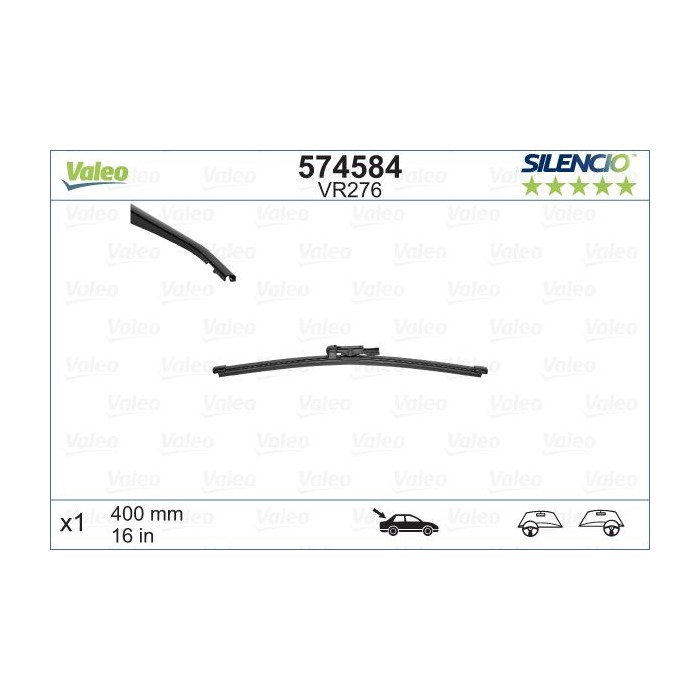 VALEO SILENCIO REAR Wischblatt 574584