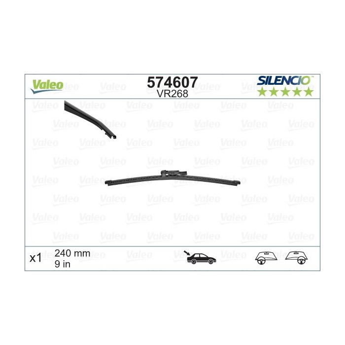 VALEO SILENCIO REAR Wischblatt 574607