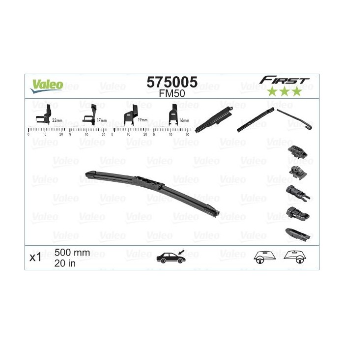 VALEO FIRST MULTICONNECTION Wischblatt 575005