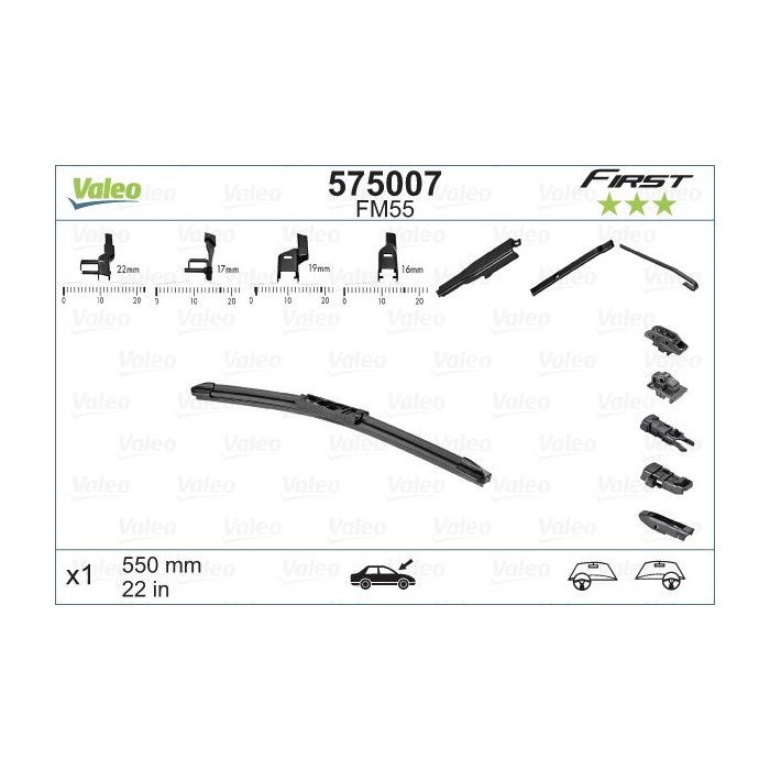 VALEO FIRST MULTICONNECTION Wischblatt 575007