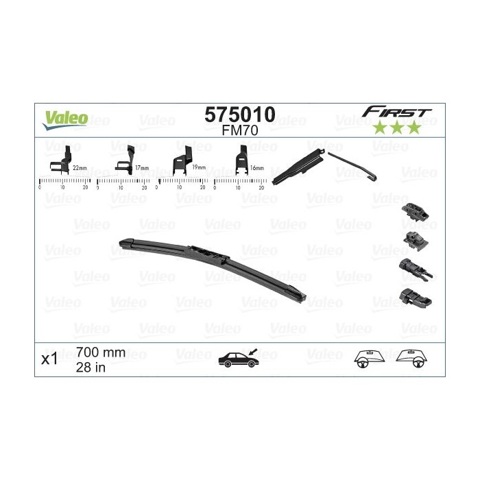 VALEO FIRST MULTICONNECTION Wischblatt 575010