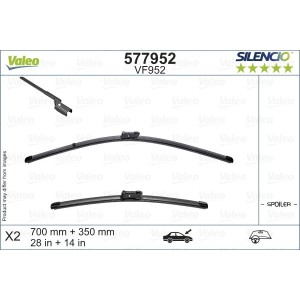VALEO SILENCIO FLAT BLADE SET Wischblatt 577952