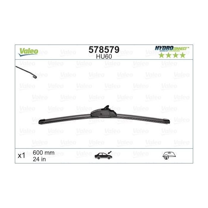 VALEO HYDROCONNECT Wischblatt 578579