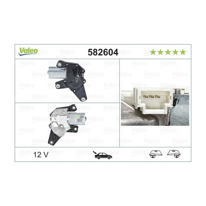 VALEO ORIGINAL TEIL Wischermotor 582604
