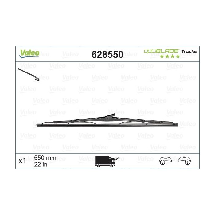 VALEO OPTIBLADE TRUCKS Wischblatt 628550