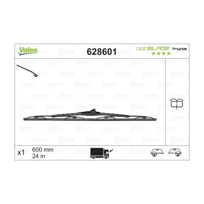 VALEO OPTIBLADE TRUCKS Wischblatt 628601