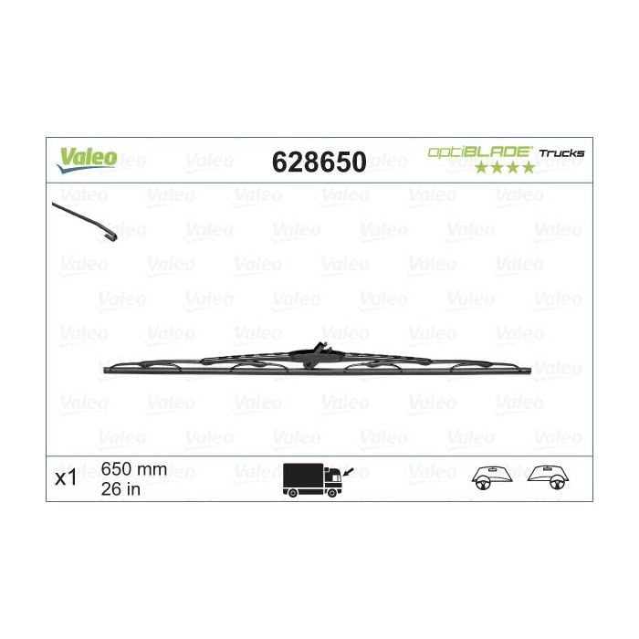 VALEO OPTIBLADE TRUCKS Wischblatt 628650