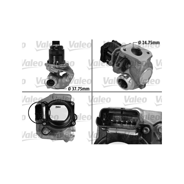 VALEO ORIGINAL TEIL AGR-Ventil 700414