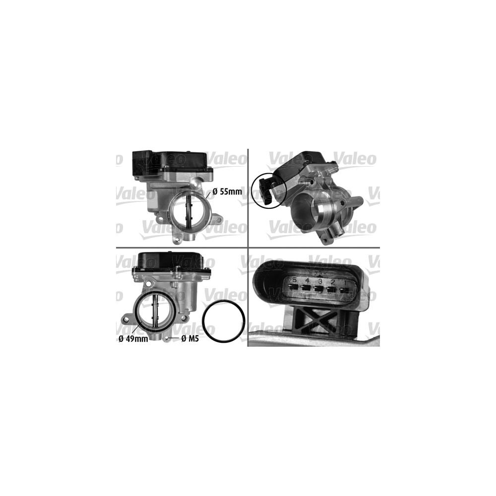 VALEO ORIGINAL TEIL Drosselklappenstutzen 700432