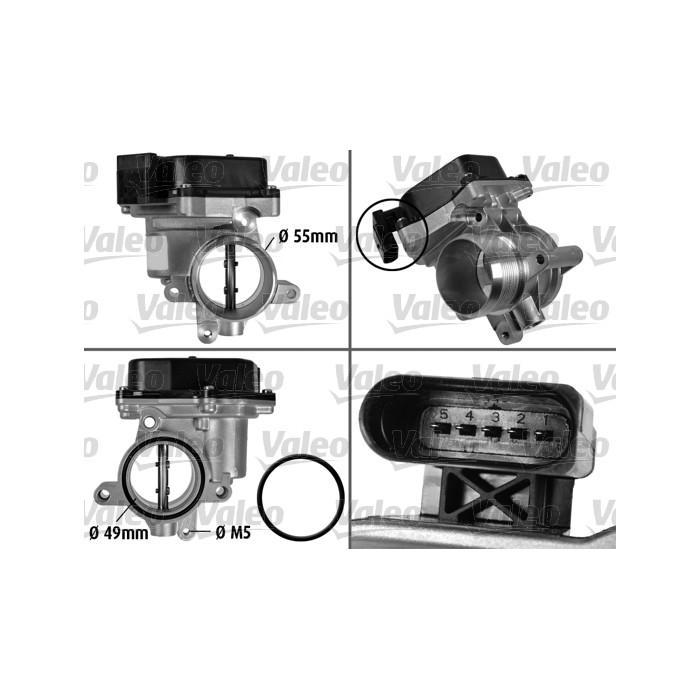 VALEO ORIGINAL TEIL Drosselklappenstutzen 700432