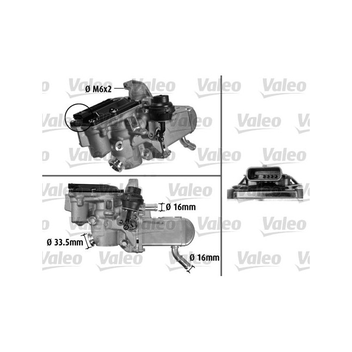 VALEO ORIGINAL TEIL AGR-Modul 700433