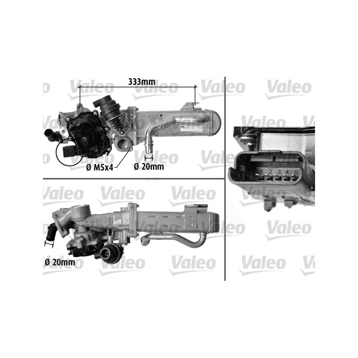 VALEO ORIGINAL TEIL AGR-Modul 700442