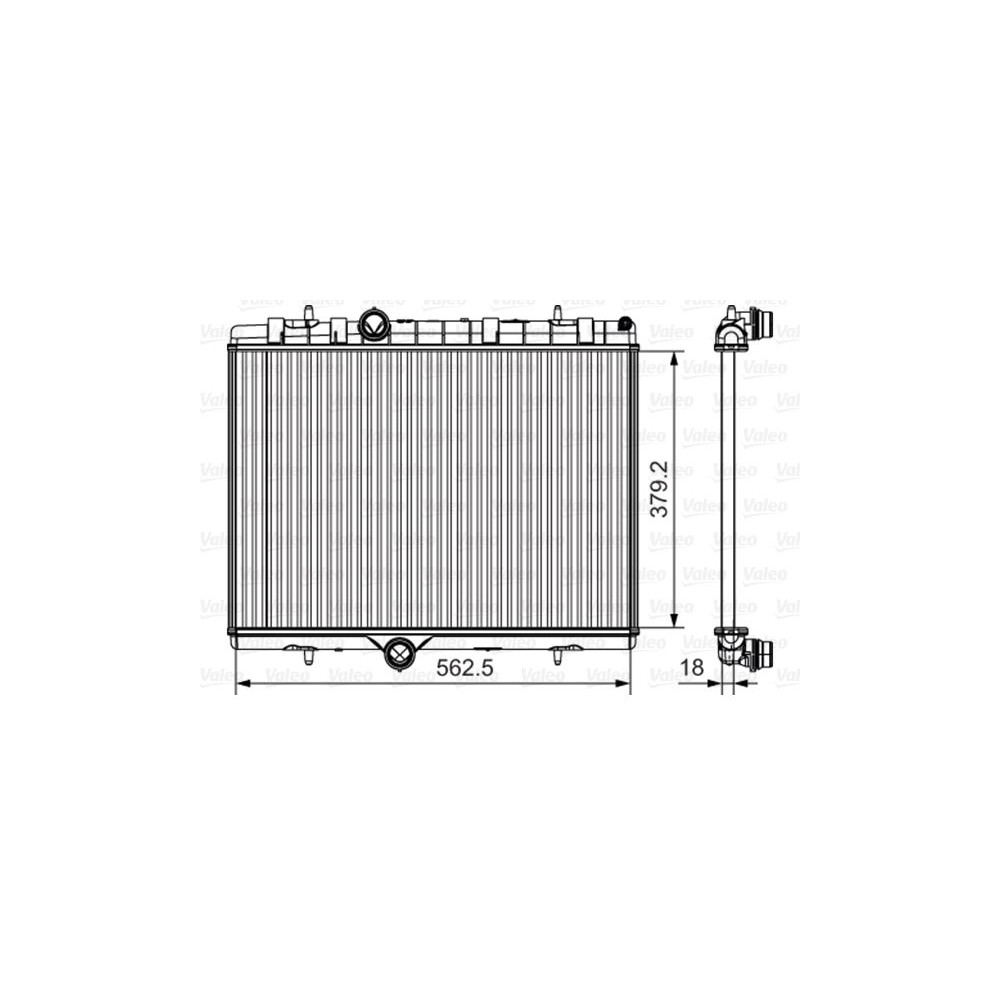 VALEO Kühler, Motorkühlung 701507