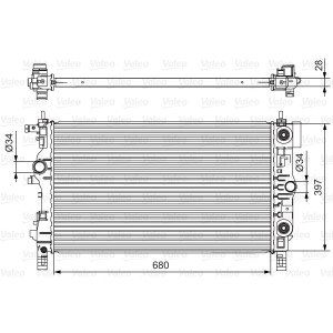 VALEO Kühler, Motorkühlung 701541