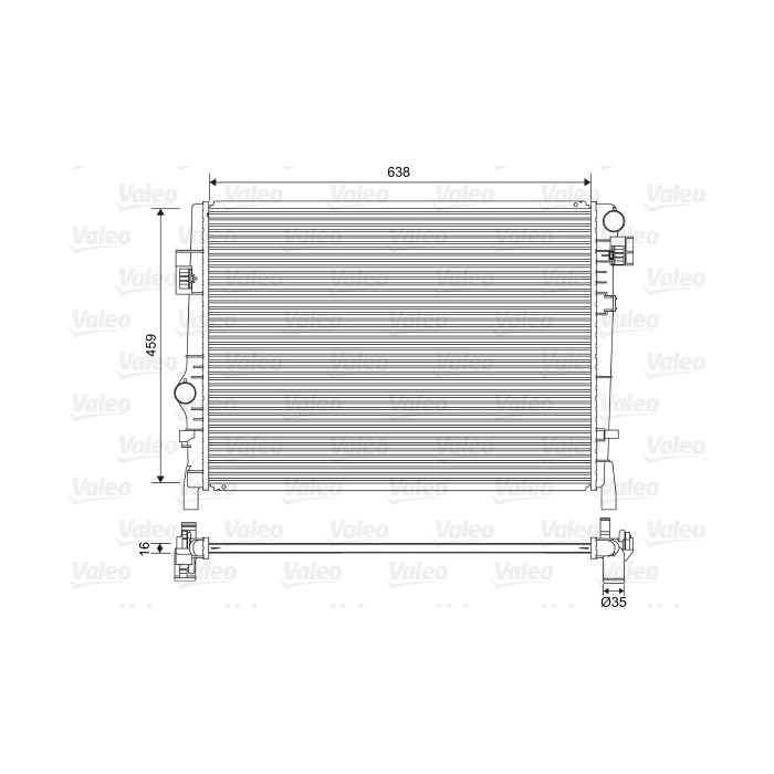 VALEO Kühler, Motorkühlung 701553