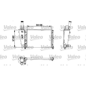 VALEO Kühler, Motorkühlung 730976