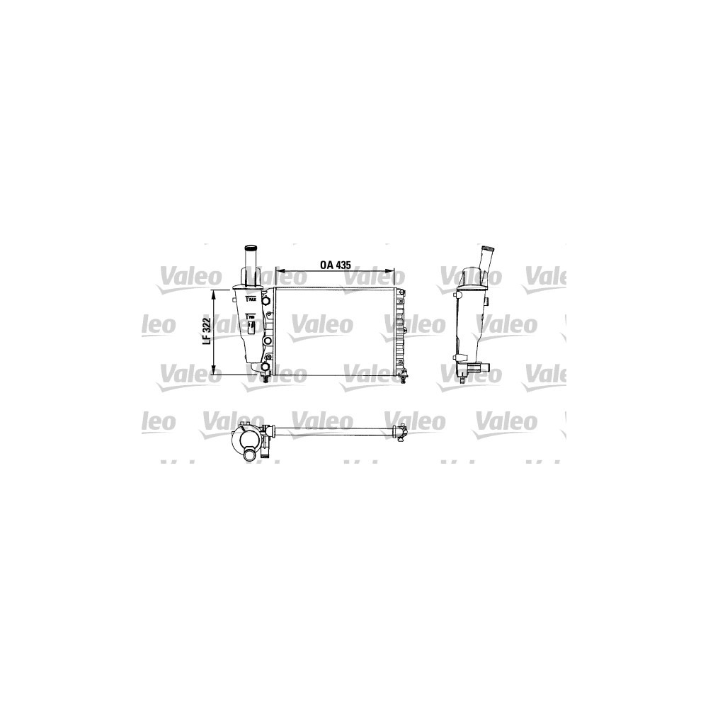 VALEO Kühler, Motorkühlung 730976