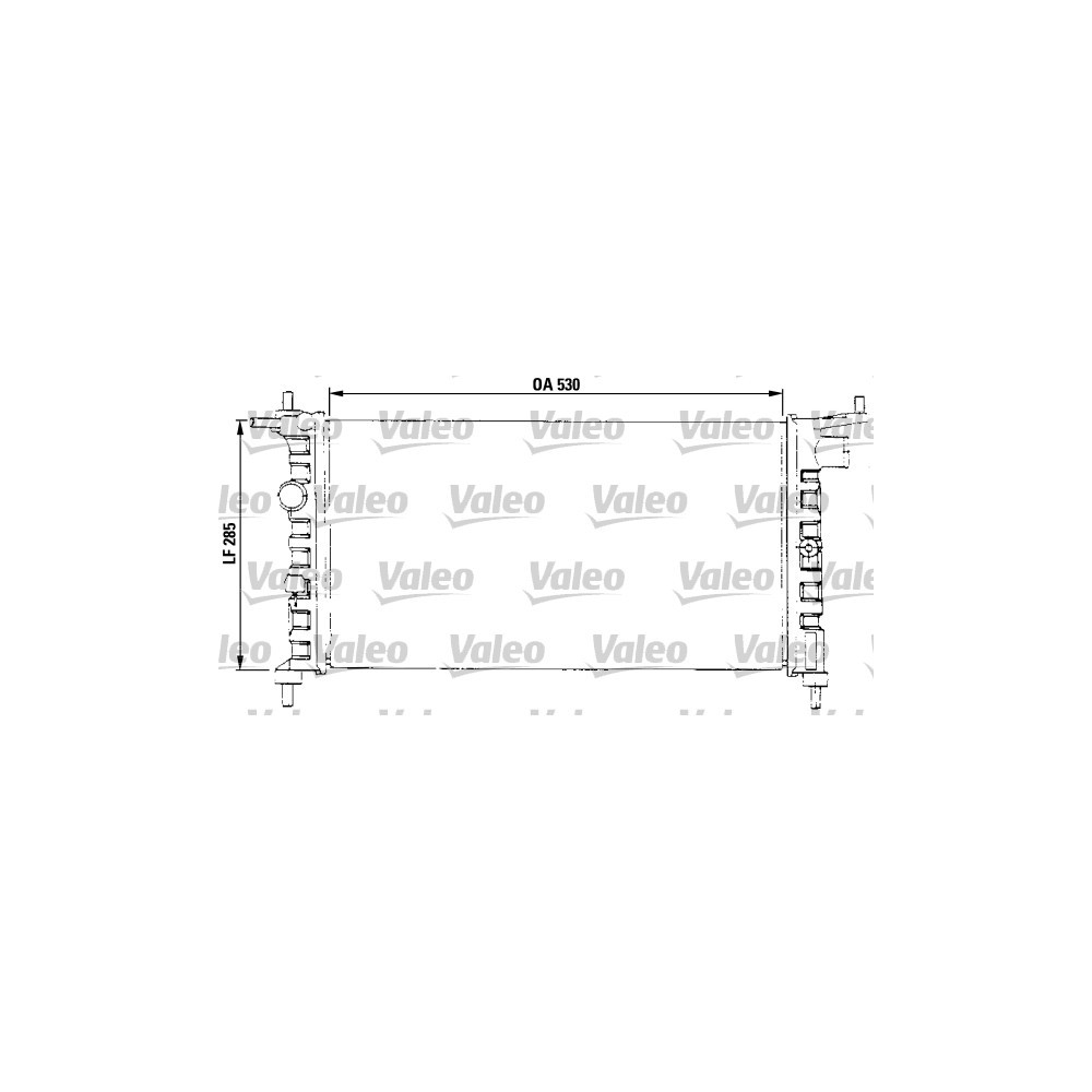 VALEO Kühler, Motorkühlung 731013