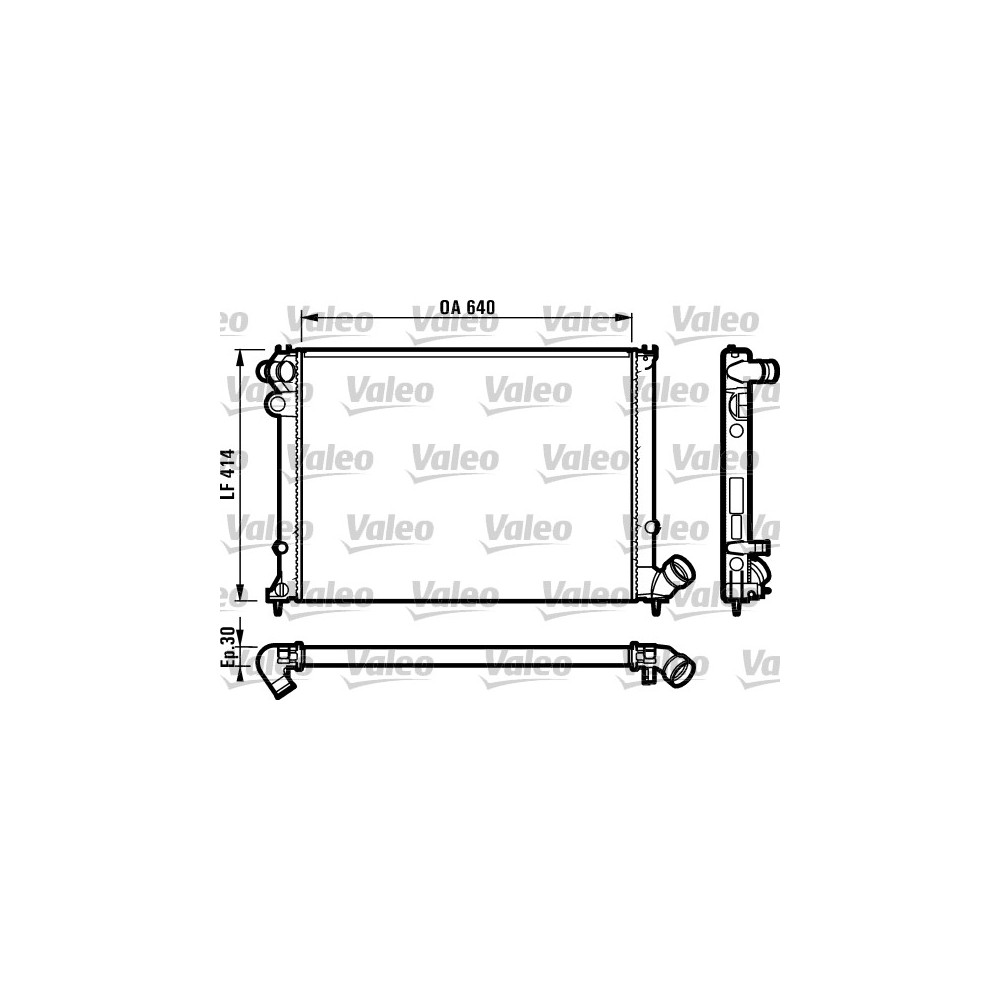 VALEO Kühler, Motorkühlung 731383