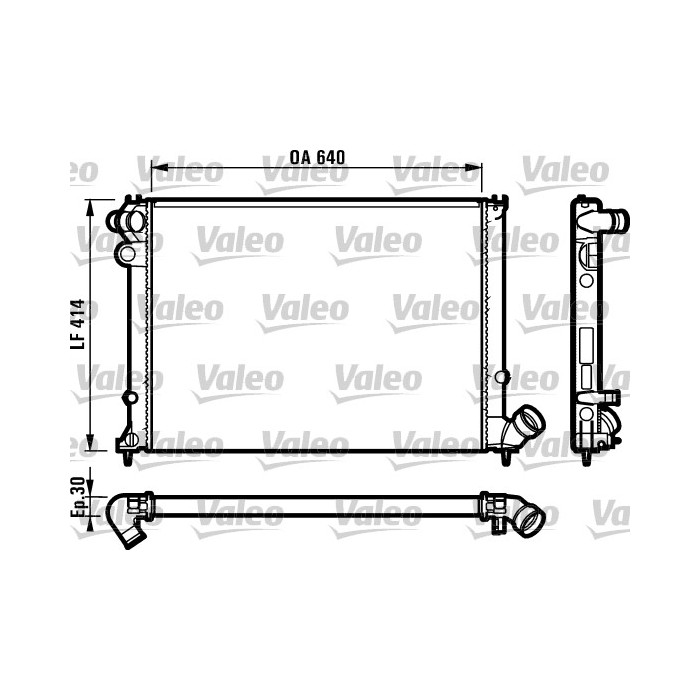 VALEO Kühler, Motorkühlung 731383