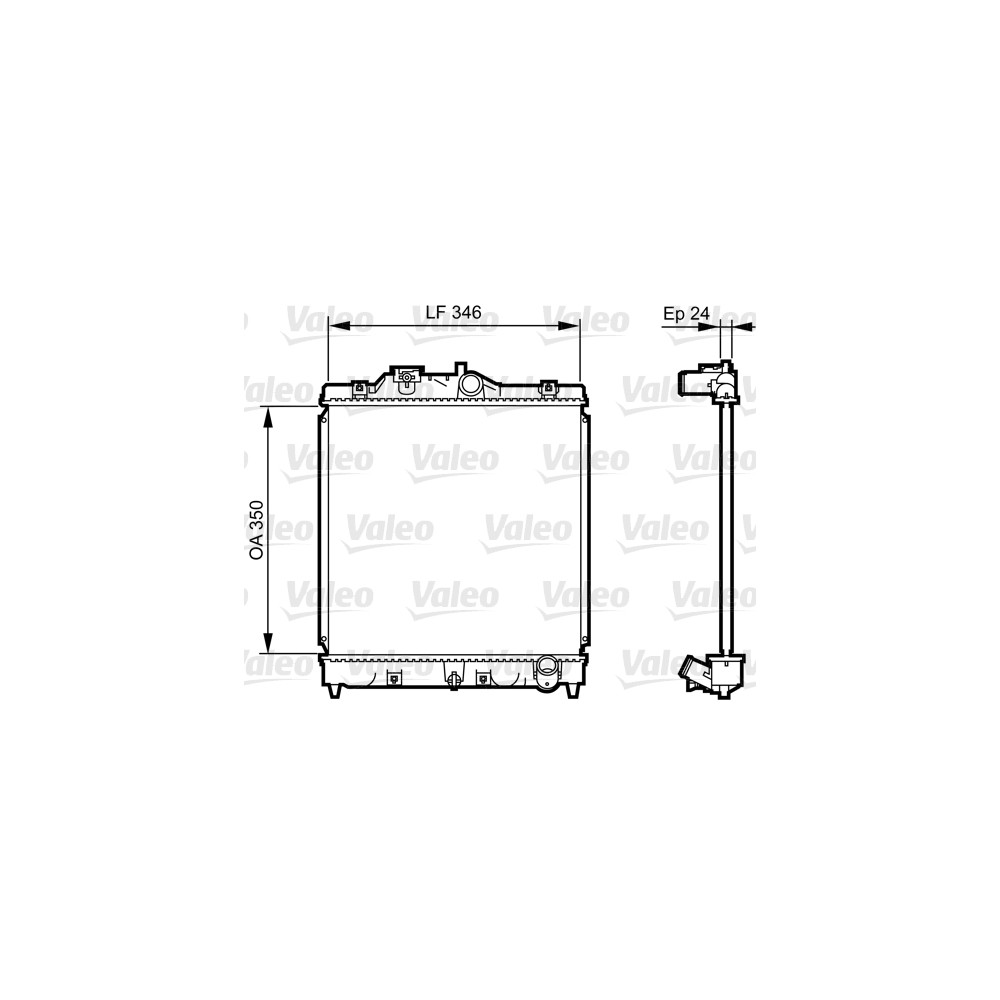 VALEO Kühler, Motorkühlung 731434
