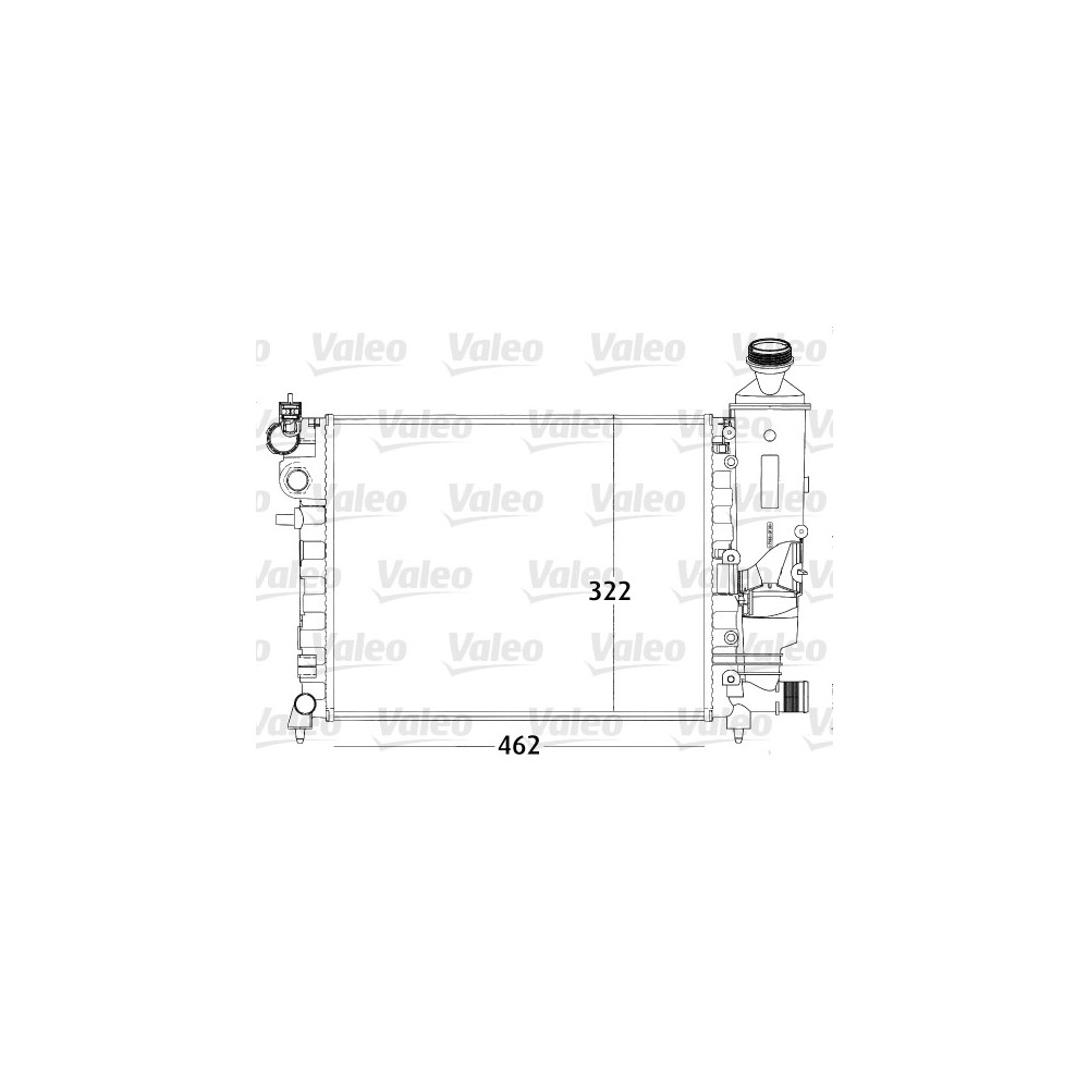 VALEO Kühler, Motorkühlung 731498