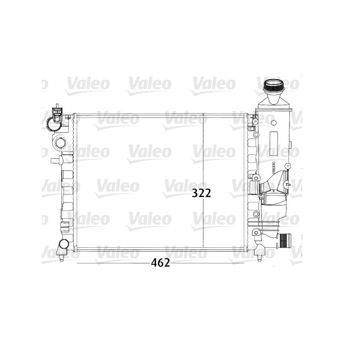 VALEO Kühler, Motorkühlung 731498