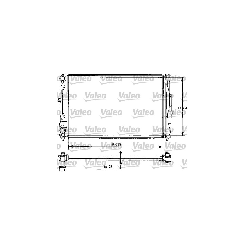 VALEO Kühler, Motorkühlung 731537