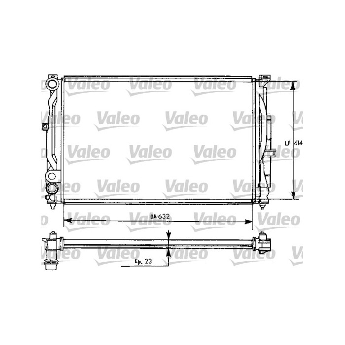 VALEO Kühler, Motorkühlung 731537