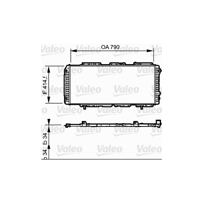VALEO Kühler, Motorkühlung 731611