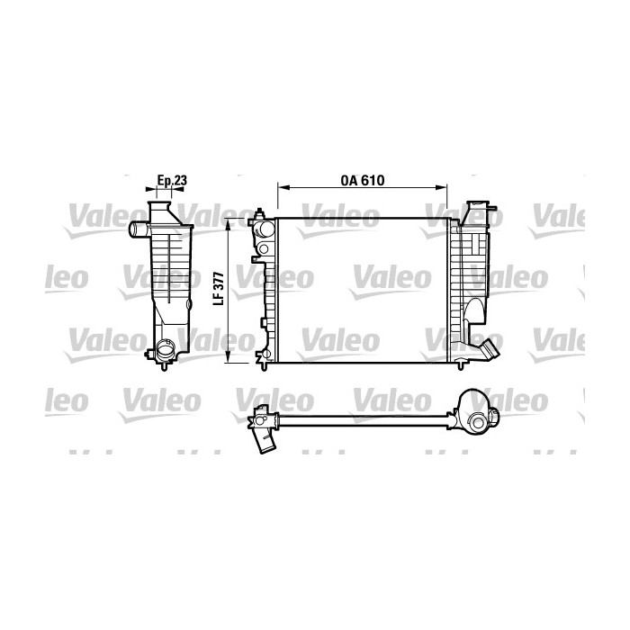 VALEO Kühler, Motorkühlung 732535