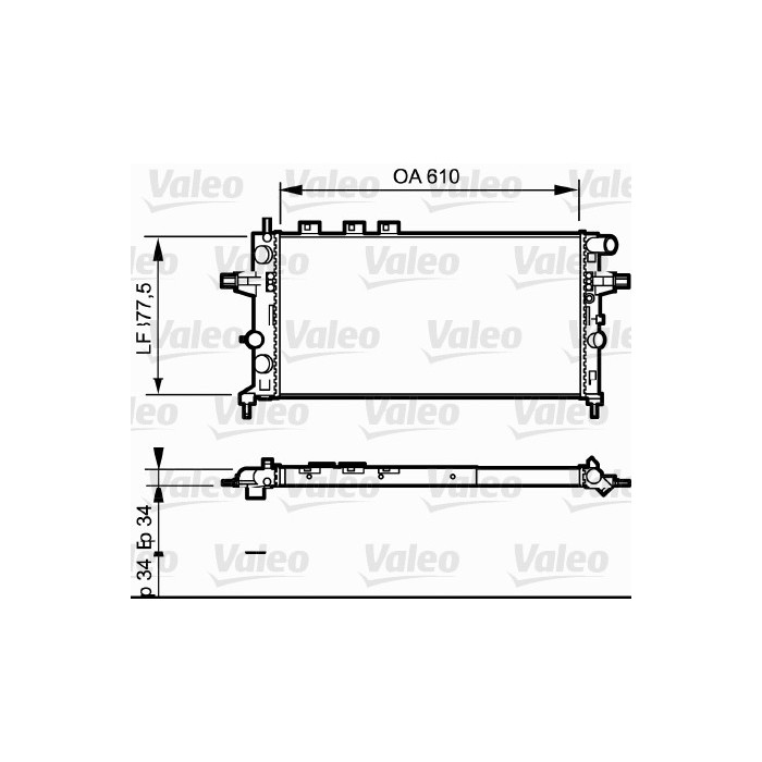 VALEO Kühler, Motorkühlung 732550