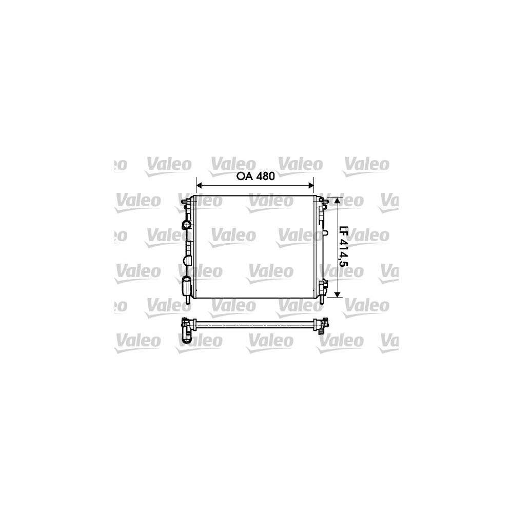 VALEO Kühler, Motorkühlung 732621