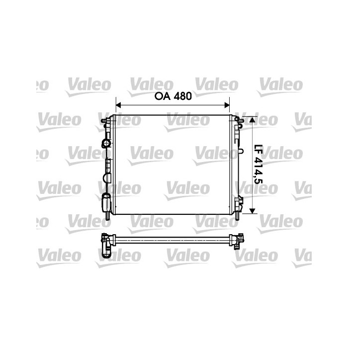 VALEO Kühler, Motorkühlung 732621