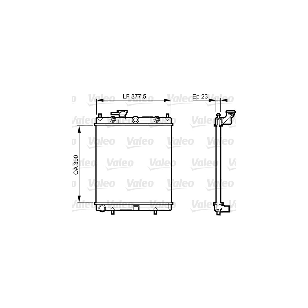 VALEO Kühler, Motorkühlung 732718