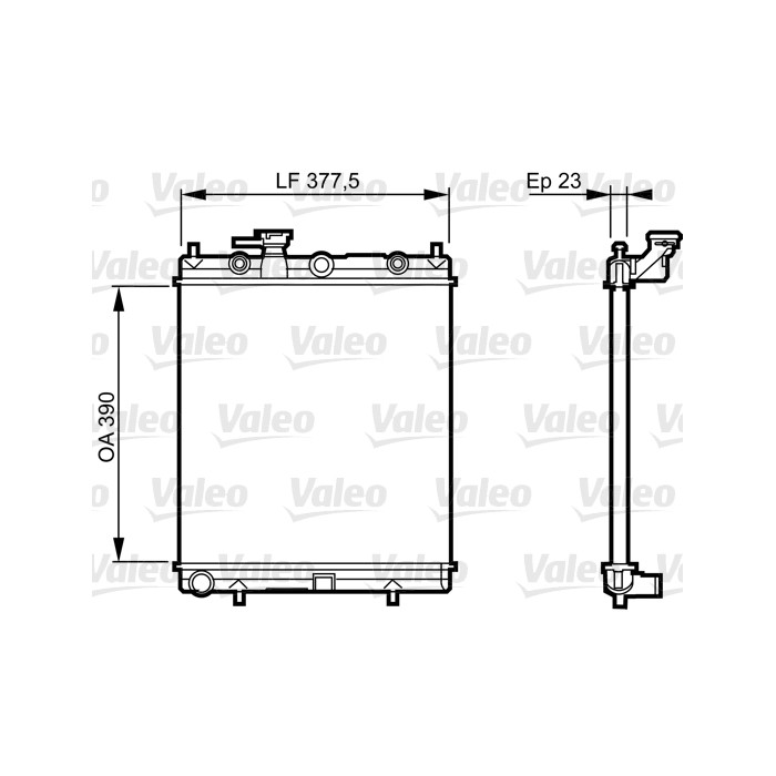 VALEO Kühler, Motorkühlung 732718