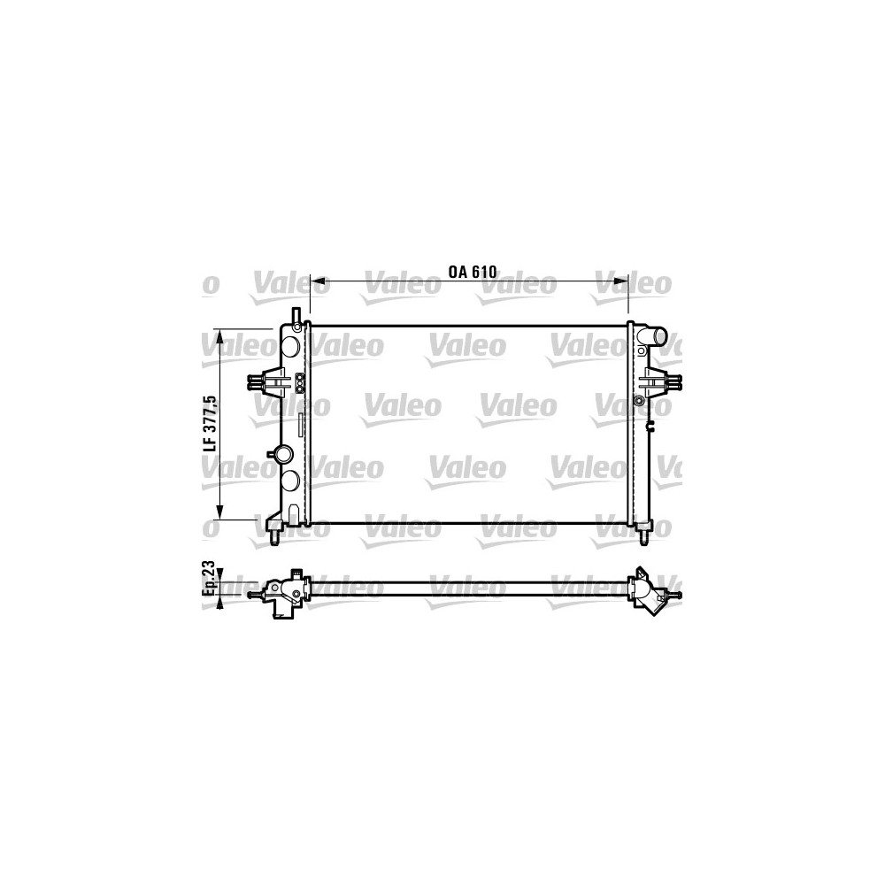 VALEO Kühler, Motorkühlung 732729