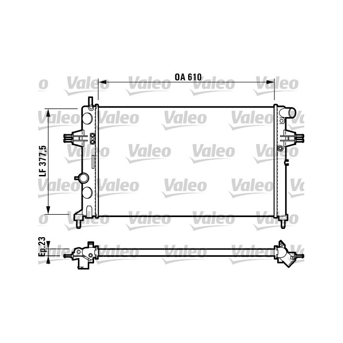 VALEO Kühler, Motorkühlung 732729