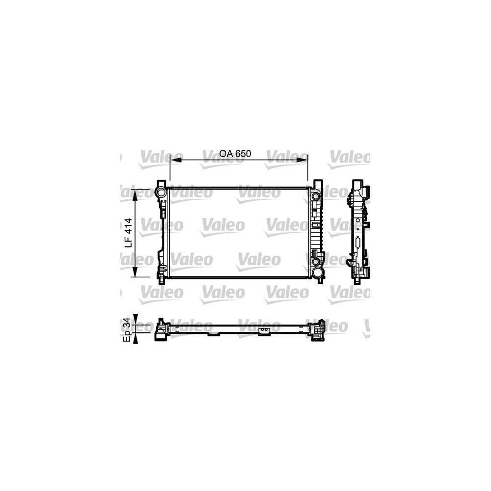 VALEO Kühler, Motorkühlung 732743